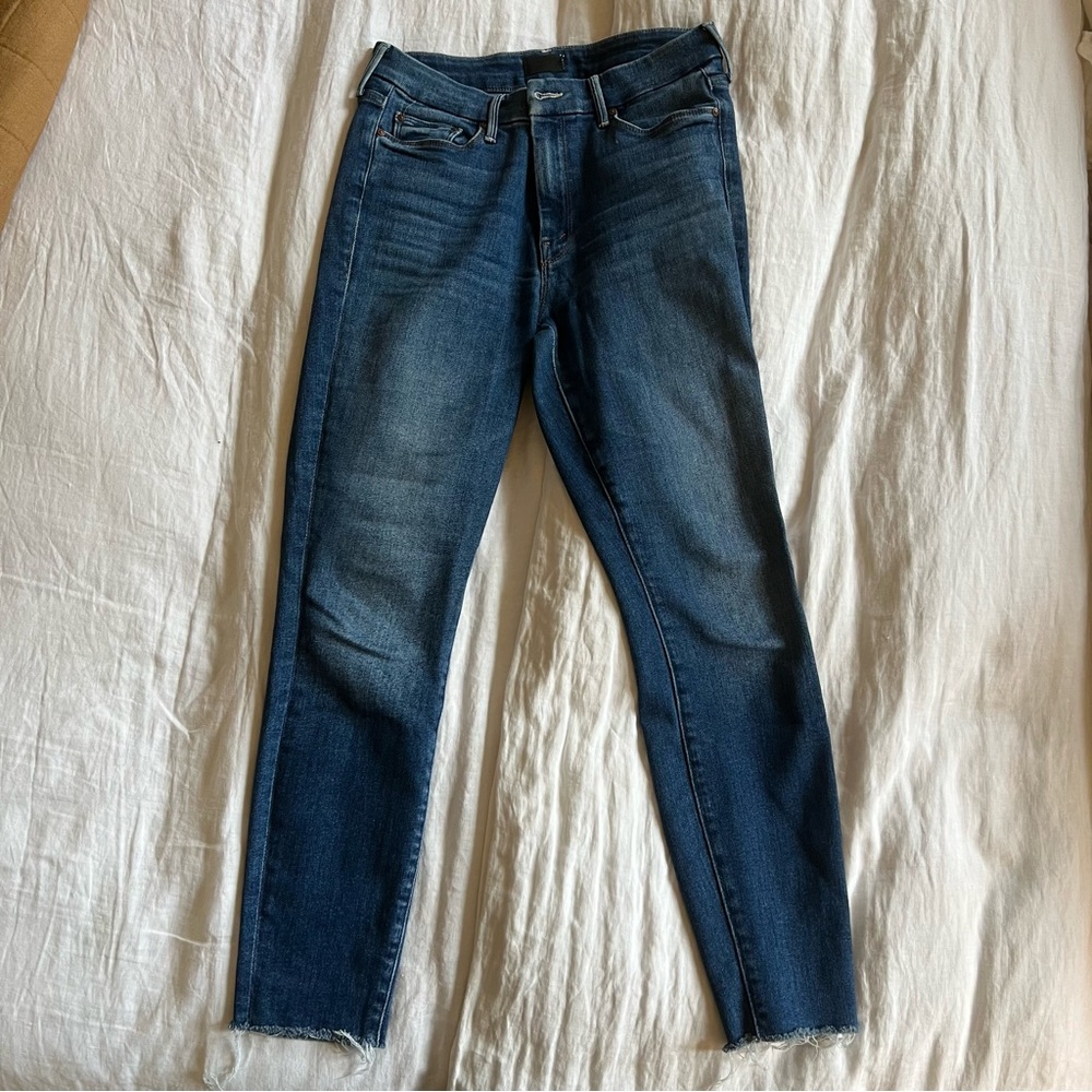 Mother The Looker Ankle Fray Jeans